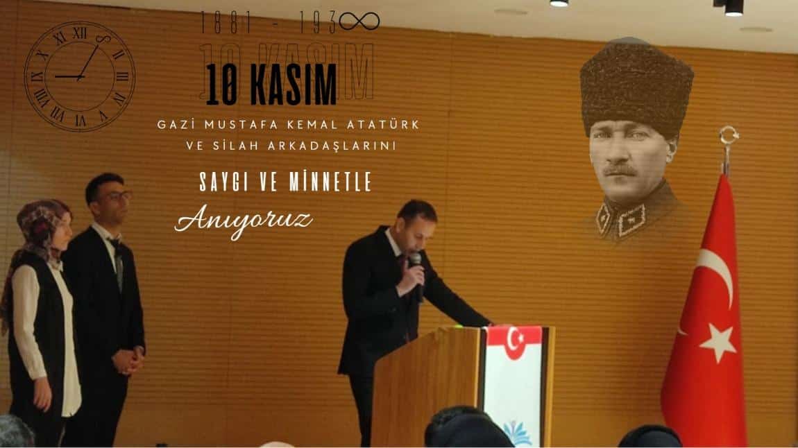 10 Kasım 2023 Atatürk' ü Anma İlçe Törenini Okulumuz Düzenledi 