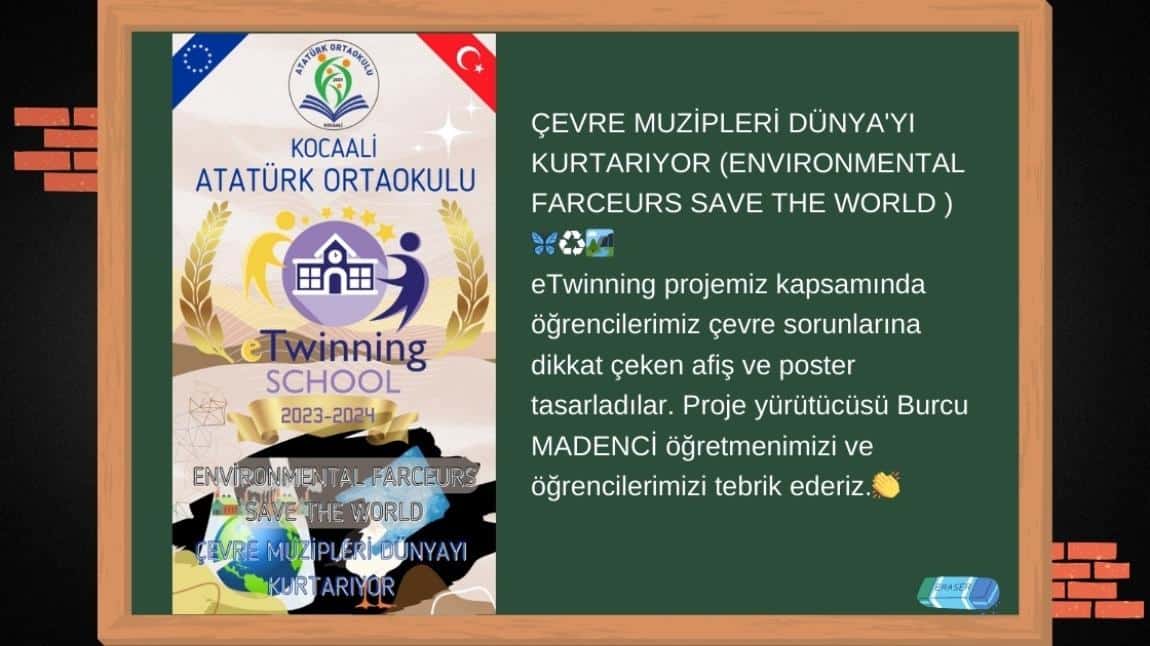 ÇEVRE MUZİPLERİ DÜNYA'YI KURTARIYOR (ENVIRONMENTAL FARCEURS SAVE THE WORLD )