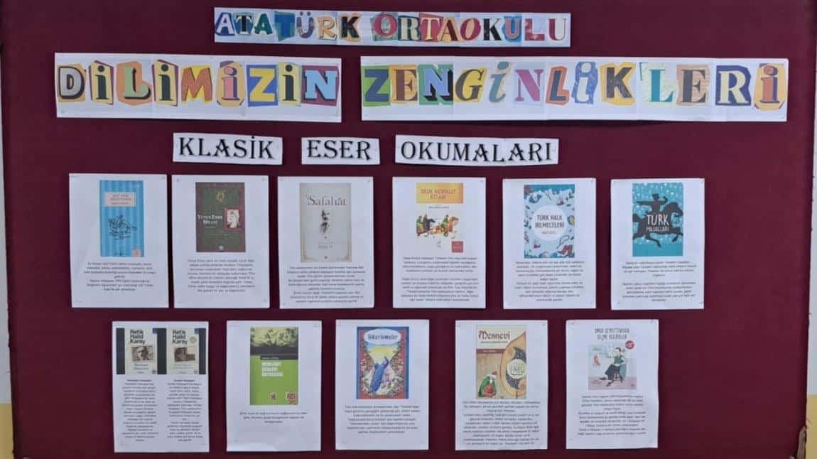 DİLİMİZİN ZENGİNLİKLERİ KLASİK ESER OKUMALARI